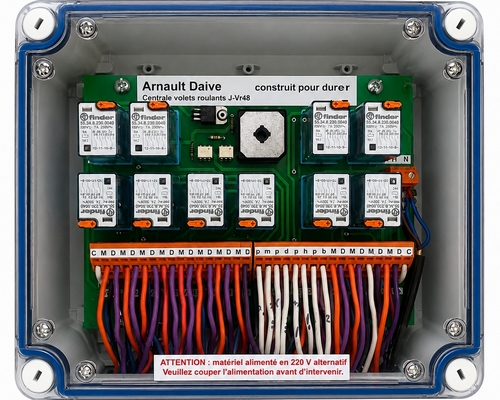 Centralisation volets roulants filaire J-Vr48
